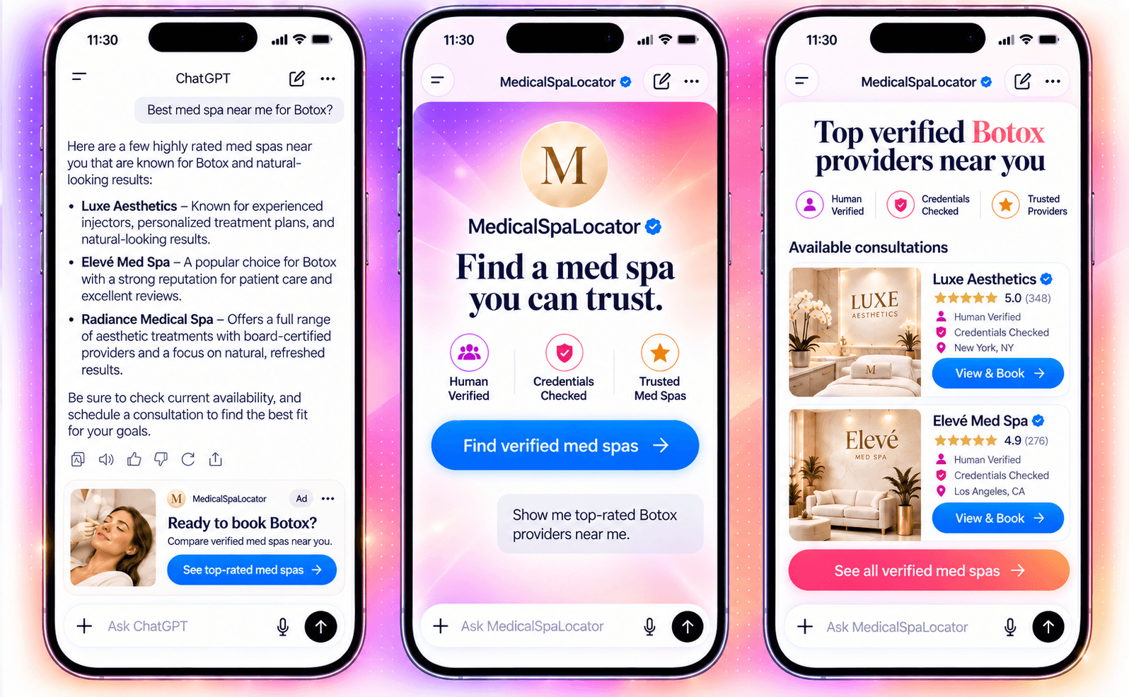 Concept illustration of a possible AI search discovery experience